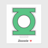 緑のランタンシンボル シール (シート)