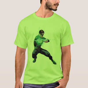 緑のランタン及び白熱［赤熱］光を放つなリング Tシャツ