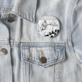 緑のランタン対白黒ピエロ 缶バッジ (インサイチュ)