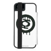 緑のランタン絵を描の記号 INCIPIO iPhoneウォレットケース (フォリオ裏面)