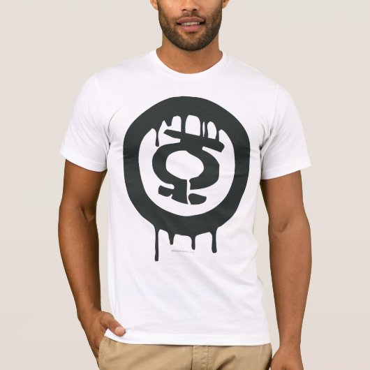 緑のランタン絵を描の記号 Tシャツ (正面)