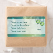 緑のランタン賛美2個 ラベル (インサイチュ)