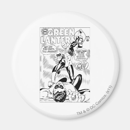 緑のランタン – このHal Jordan, Bla マグネット (正面)