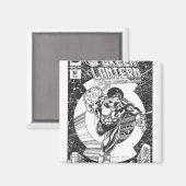 緑のランタン – すべてここに始まる，黒と白 マグネット (正面/裏面)