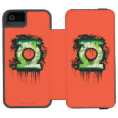 緑のランタン – ねじれた無邪気シンボル INCIPIO iPhoneウォレットケース (フォリオ Open)