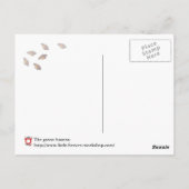 緑のランタン。 ポストカード (裏面)