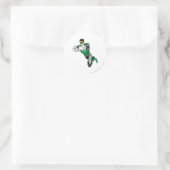 緑のランタン – 両腕を前方 ラウンドシール (バッグ)