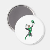 緑のランタン – 完全にランタン付き マグネット (正面/裏面)