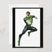 緑のランタン – 完全描写に、ジャンプ ポストカード (正面/裏面)