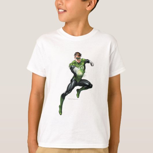 緑のランタン – 完全描写に、ジャンプ Tシャツ (正面)