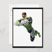 緑のランタン – 完描写全、両腕を前方 ポストカード (正面/裏面)