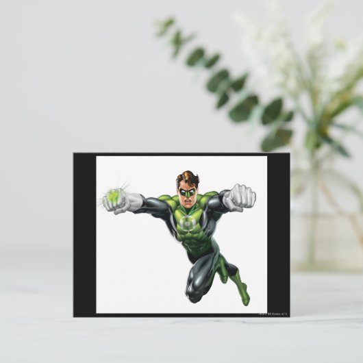 緑のランタン – 完描写全、前方を見て ポストカード (スタンド正面)