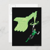 緑のランタン – 完描写全、機械付き ポストカード (正面/裏面)