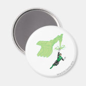 緑のランタン – 完描写全、機械付き マグネット (正面/裏面)