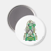 緑のランタン（文字付） マグネット (正面/裏面)