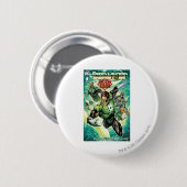 緑のランタン-秘密ファイルおよび起源カバー 缶バッジ (正面&裏面)