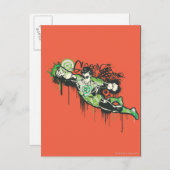 緑のランタン – Twisted Innoble Poster ポストカード (正面/裏面)