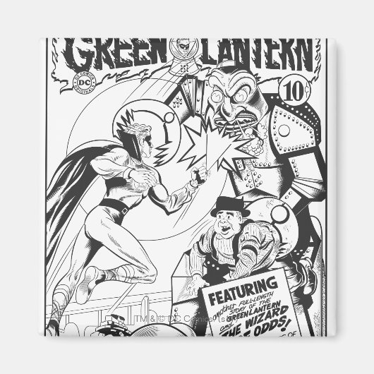 緑のランタンvsオッズの魔法使いブラック マグネット (正面)