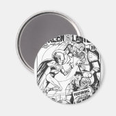 緑のランタンvsオッズの魔法使い,黒と白 マグネット (正面/裏面)