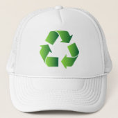 緑のリサイクル記号 キャップ (正面)