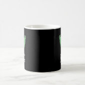 緑のリボンヒーローエンジェル月間肝臓がん コーヒーマグカップ (中央)