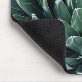 緑のリュウゼツラン マウスパッド (コーナー)