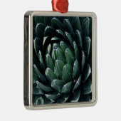 緑のリュウゼツラン メタルオーナメント (右)