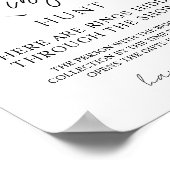 緑のリングや輪狩りブライダルシャワーゲーム ポスター (角)