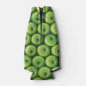 緑のリンゴの模様 ボトルクーラー (裏面)