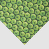 緑のリンゴの模様 薄葉紙 (詳細)