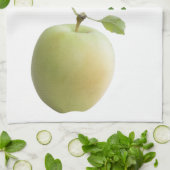 緑のリンゴ キッチンタオル (折り畳み)