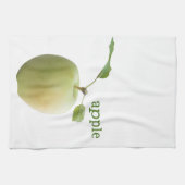 緑のリンゴ キッチンタオル (横)