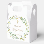 緑のリースバプテスマ フェイバーボックス (オープン)