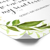 緑のリース私の魂が愛しているものを見つけた ポスター (角)