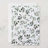 緑のリース、水彩葉夏 シーズンカード (裏面)