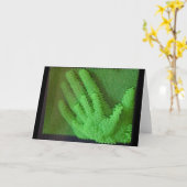緑のレガシーカード カード (黄色い花)