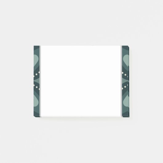 緑のレトロシェイプ ポストイット (正面)