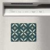 緑のレトロシェイプ マグネット (インサイチュ (食洗機))