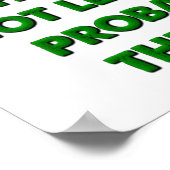 緑のレモンおもしろいのポスター ポスター (角)