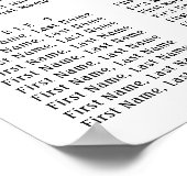 緑のレモ素朴ン結婚ズの座席表 ポスター (角)