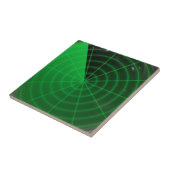 緑のレーダーパターン タイル (側面)