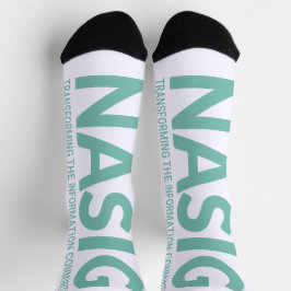 緑のロゴ（長） ソックス