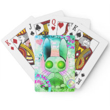 緑のロボットのかわいい遊のカード