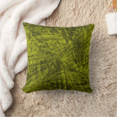 緑のローゼル抽象芸術枕の飛行 クッション (ブランケット)