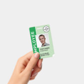 緑のロ企業のゴ従業員フォトバッジ バッジ (手持ち)