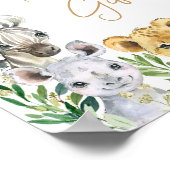 緑のワイルドワンサファリの本とギフト ポスター (角)