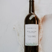 緑のワインボトルラベルテンプレート ワインラベル