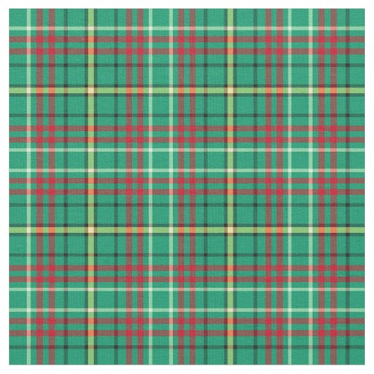 緑のヴィンテージのクリスマスの格子縞 ファブリック (クローズアップ)