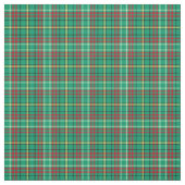 緑のヴィンテージのクリスマスの格子縞 ファブリック (見本)