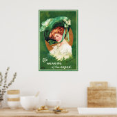 緑のヴィンテージのポスターの着用 ポスター (キッチン)